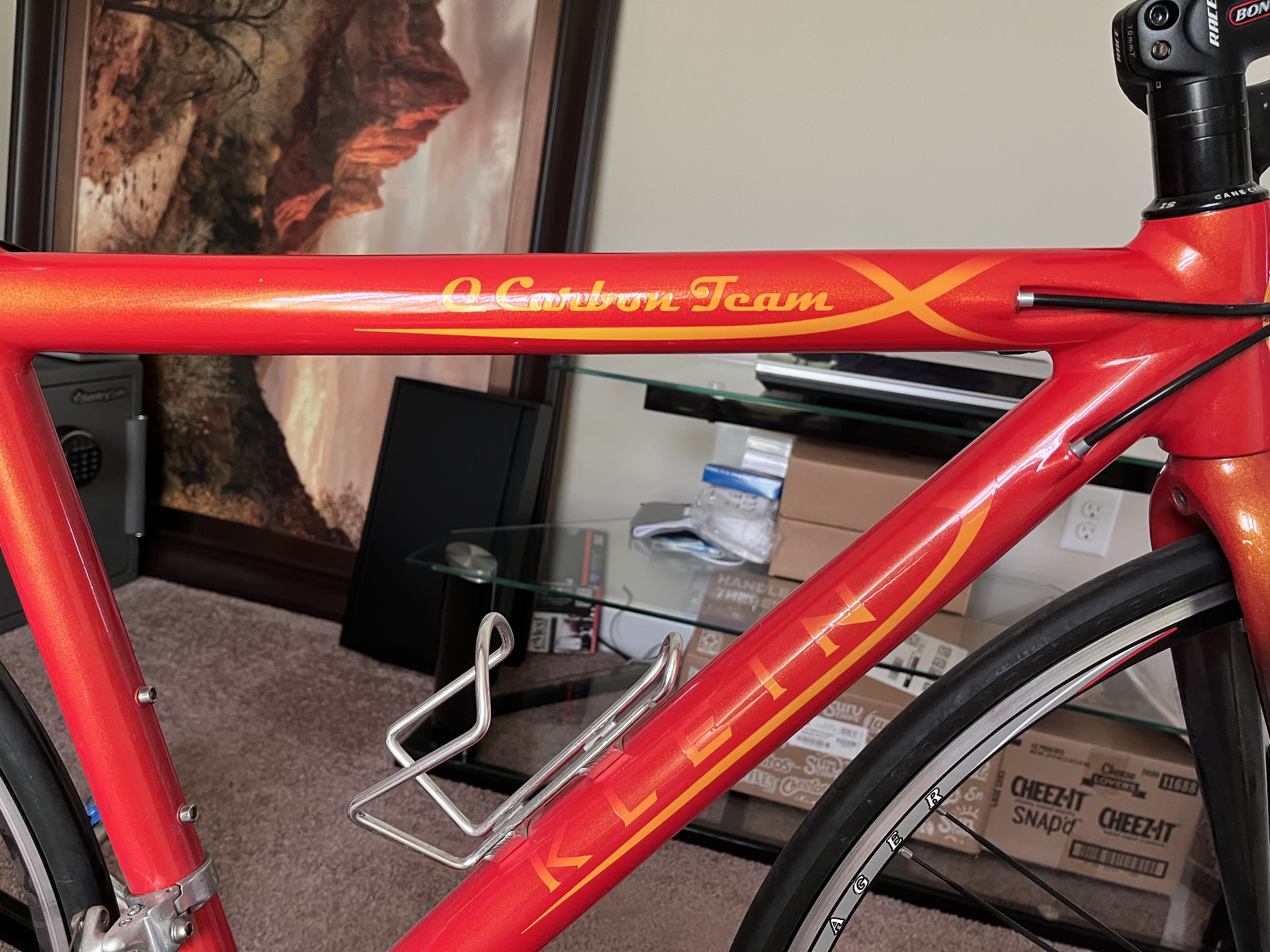 クラインqカーボンチームフレーム 希少 KLEIN Q-Carbon TEAM 2003 Klein Q Carbon Team 58cm - I Know a Guy Bicycles