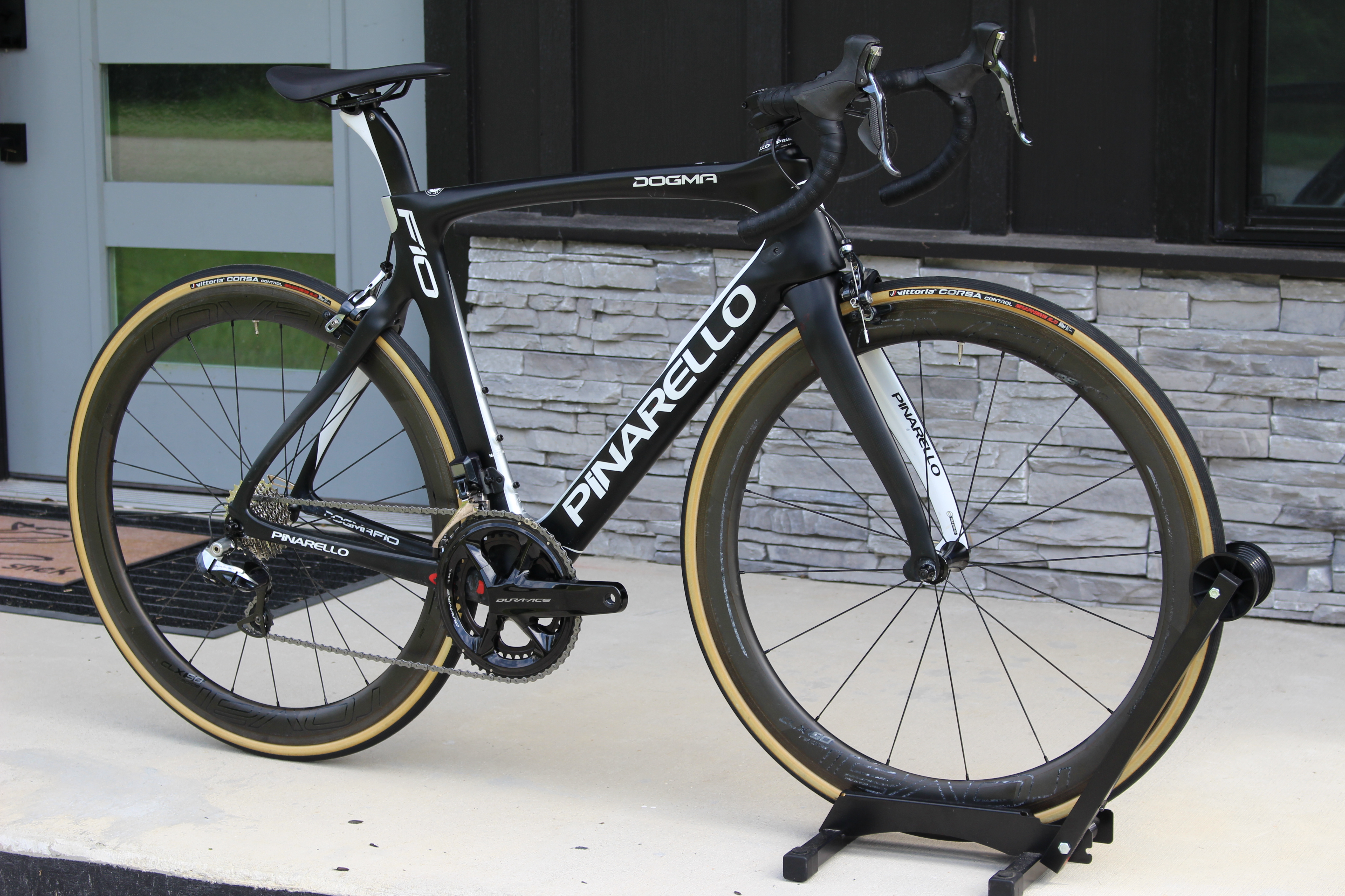 Road Bike Pinarello Fio Pinarello Dogma F10 Disc Frameset Green